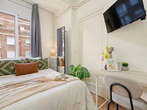 Habitación en Room in Calle de Buenos Aires - alojamiento en Calle de Buenos Aires, L'Antiga Esquerra de l'Eixample, Barcelona