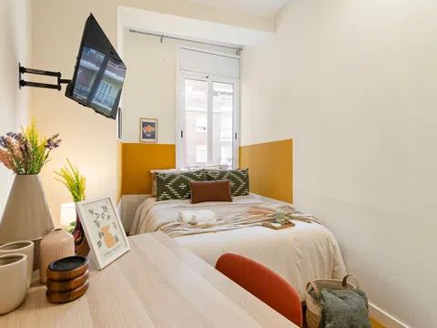 Habitación en Room in Calle de Buenos Aires - alojamiento en Calle de Buenos Aires, L'Antiga Esquerra de l'Eixample, Barcelona